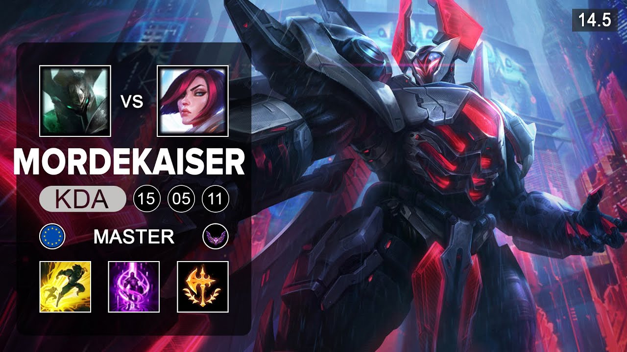 Mordekaiser vs Top - EUW Master - Patch 14.5 Season 14