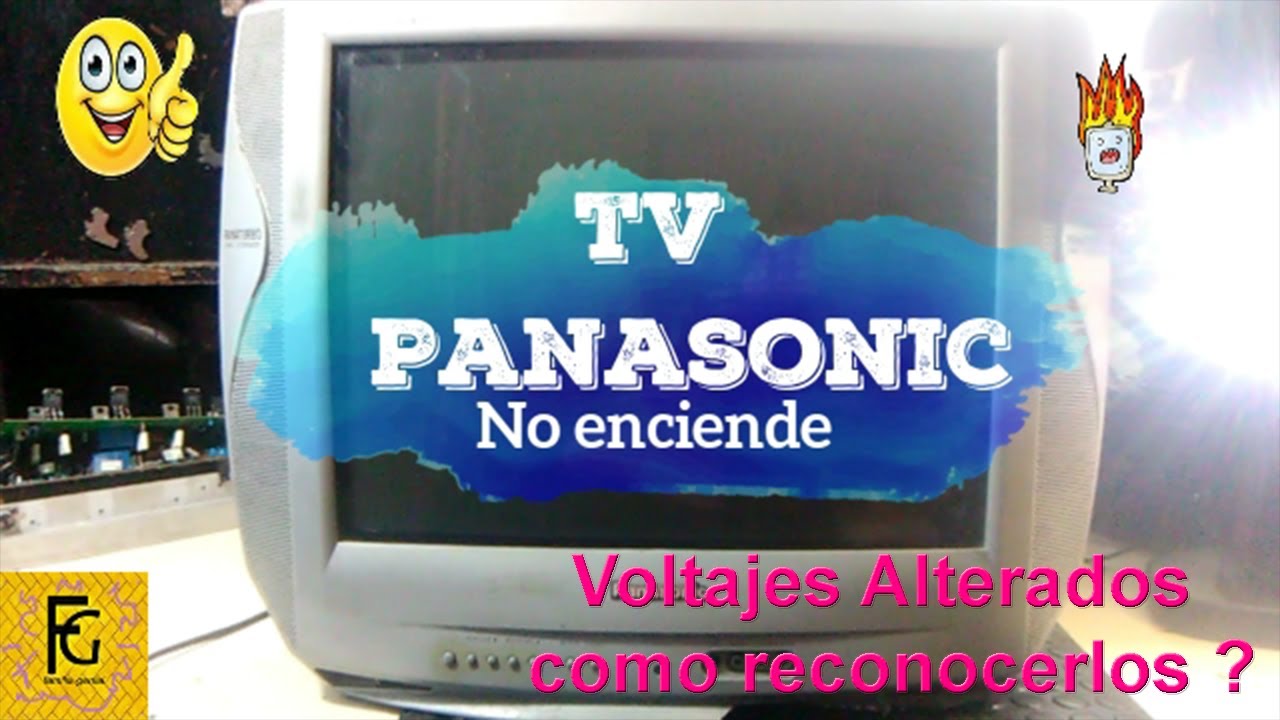 TELEVISOR PANASONIC NO ENCIENDE, COMO REPARAR FUENTE MALA  🎳🎱🎯