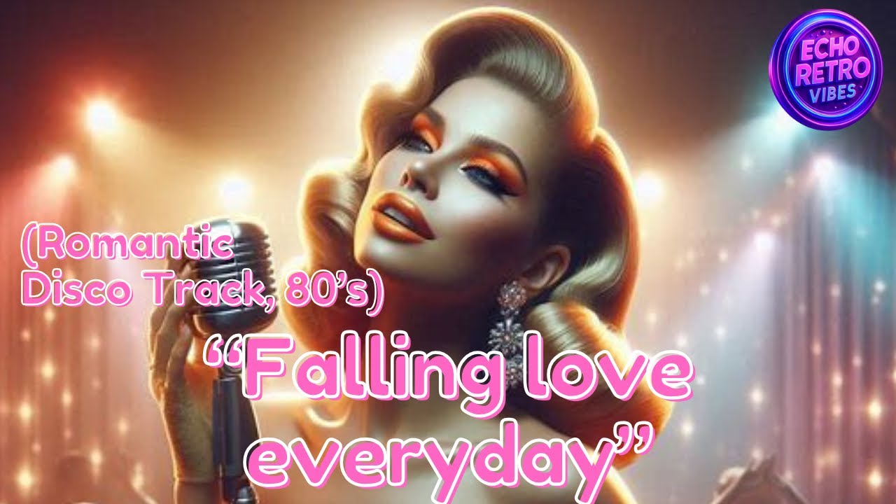 “Falling love everyday” (Romantic Disco Track, 80’s) (Official Music Video) 