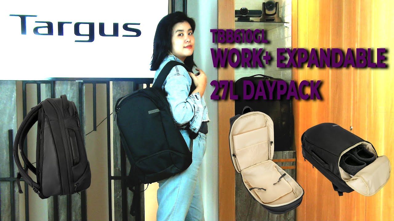 TARGUS Work+ Expandable 27L Daypack | TBB610GL