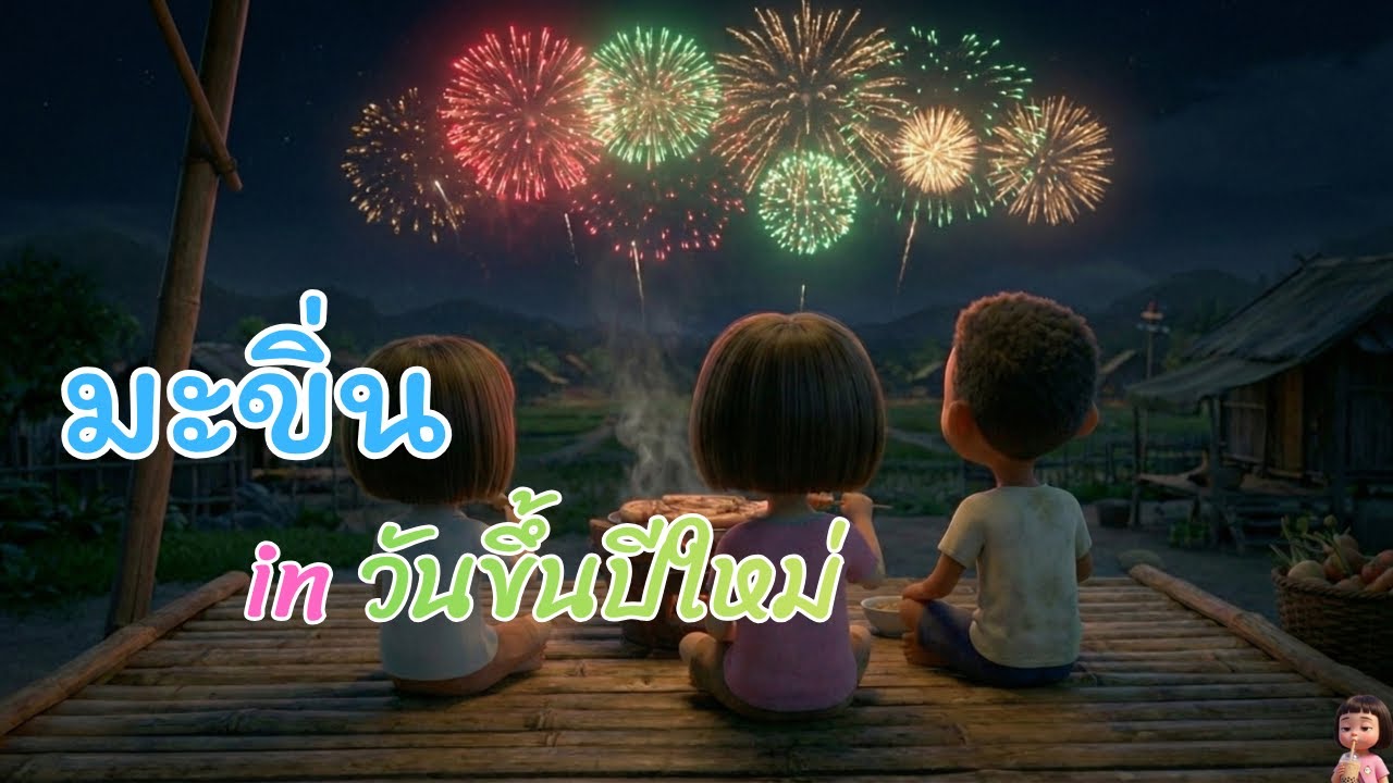 มะขิ่น in วันขึ้นปีใหม่  | หนูน้อยมะขิ่นอยากกินหมูกระทะในวันขึ้นปีใหม่พร้อมกับเพื่อนๆ