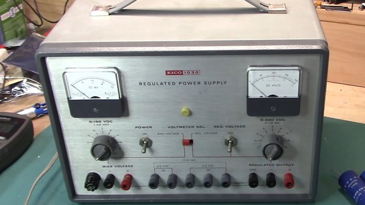 Eico 1030 High Voltage Supply Restoration