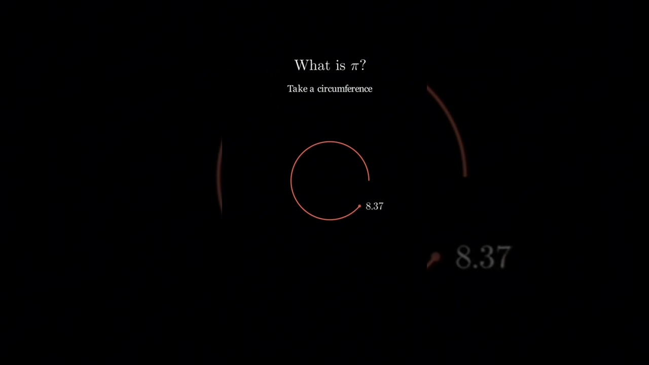 what is &pi; ❓ | define &pi; | #pie #mathsanimation #maths #mathematics #fypシ #fyp #shorts #ytshorts