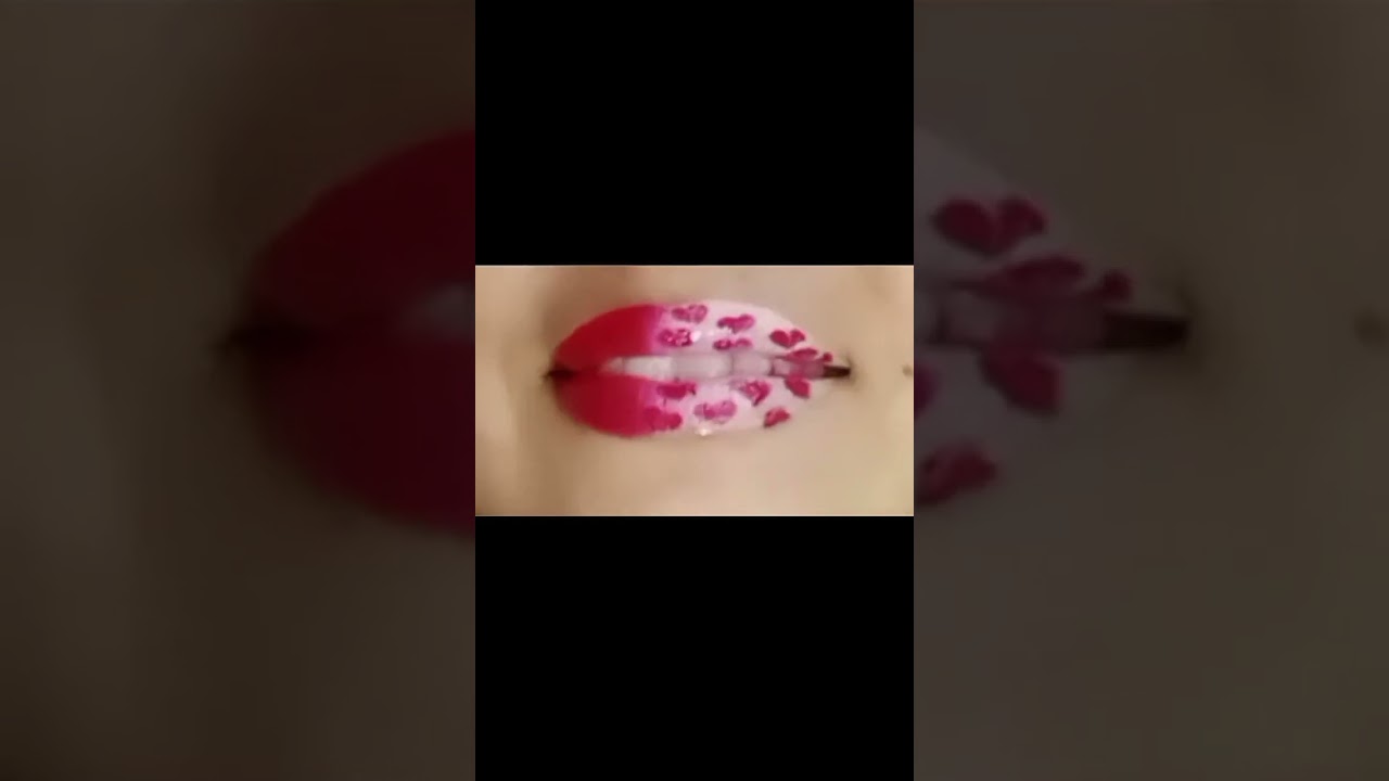 Beautiful & Funky Gorgeous Red and White♥️🤍Shape Lipstick