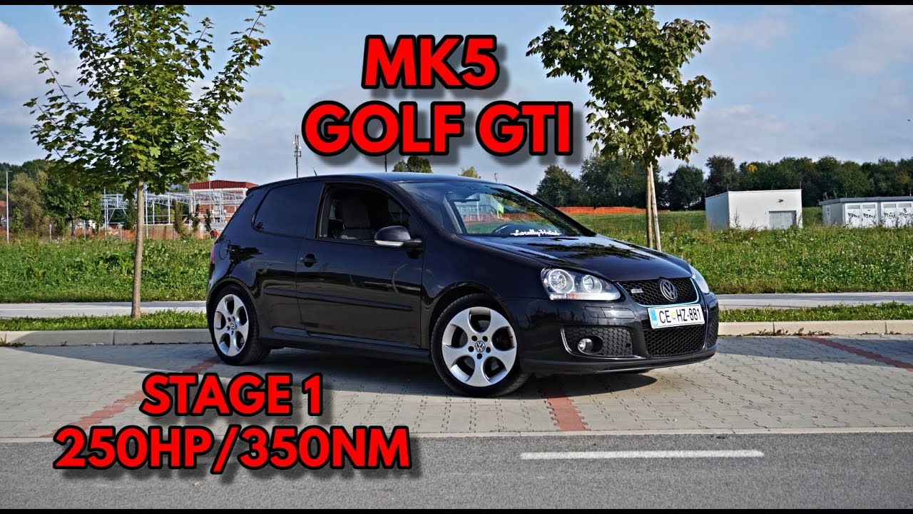 VW GOLF GTI V STAGE 1 (250HP) | MILLTEK EXHAUST, ACCELERATION, FLYBYS...