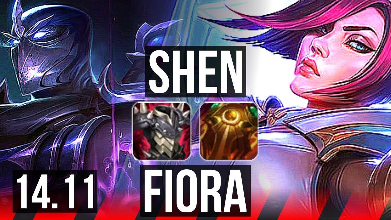 SHEN vs FIORA (TOP) | 500+ games, 4/2/6 | EUW Grandmaster | 14.11