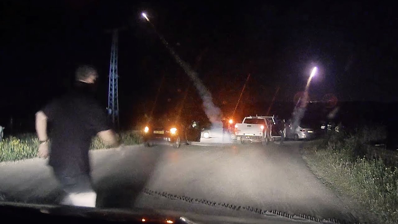 תיעוד: מרדף ומעצר כנופיית גנבי רכב