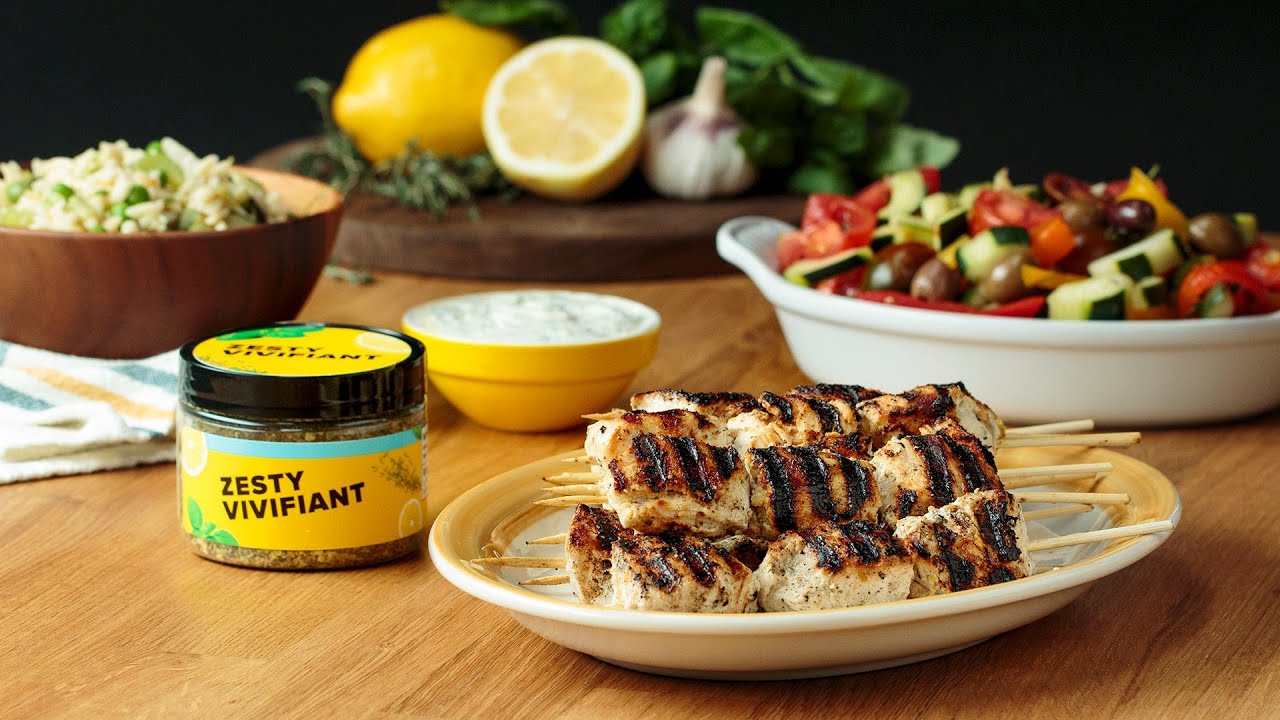 Zesty Chicken Kabobs &bull;&nbsp;Tasty