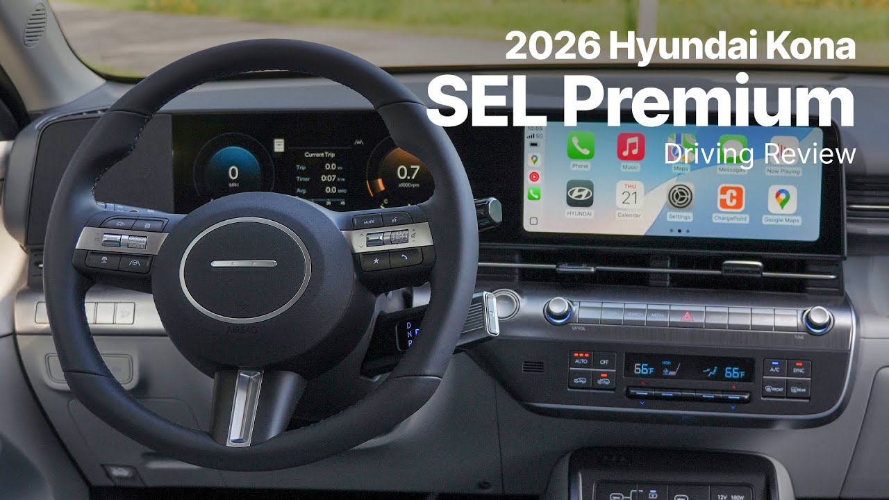2026 Hyundai Kona SEL Premium   Driving Review