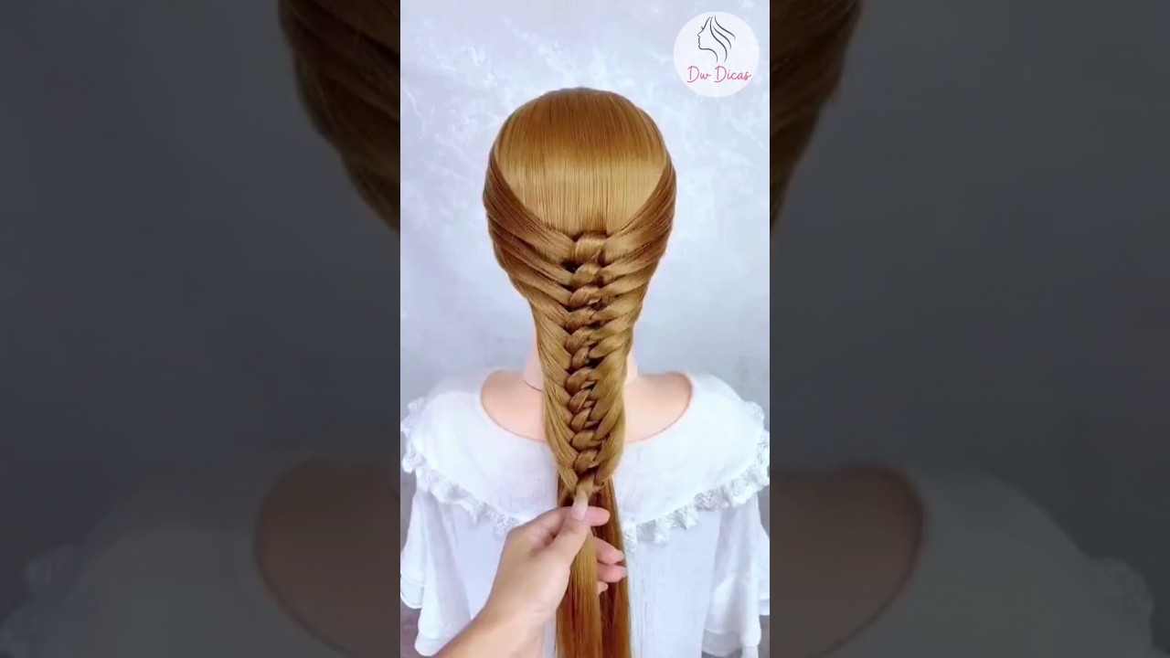 Passo a Passo F&aacute;cil, Tran&ccedil;a Embutida! #shorts #tran&ccedil;as #cabelo #hairstyle #hair #tran&ccedil;aembutida
