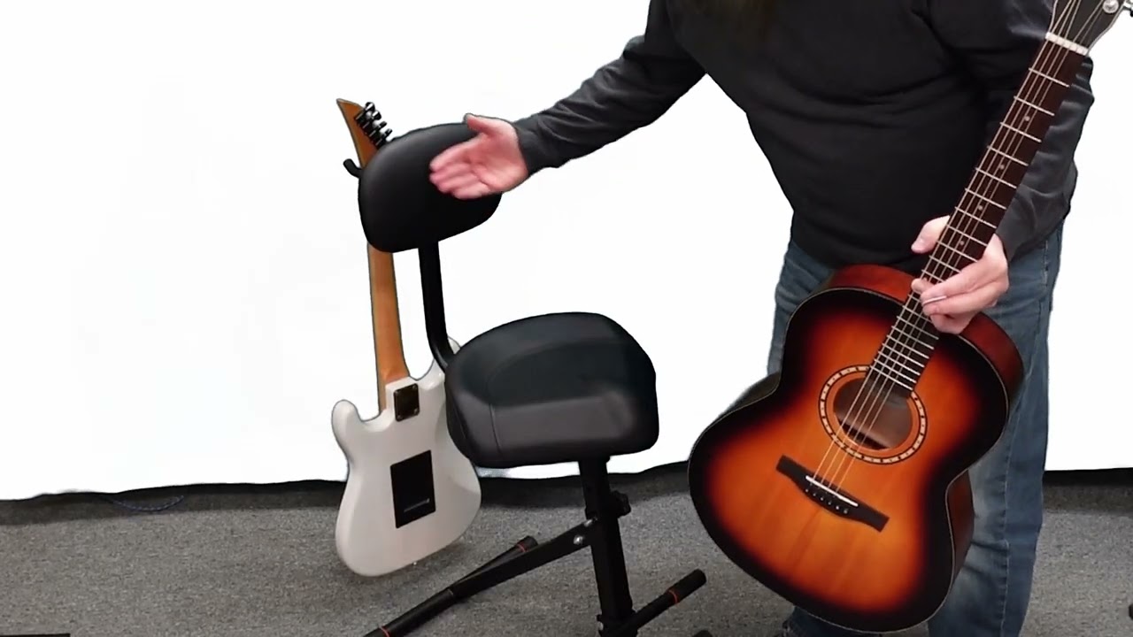 Best Guitar Stool! STRICH SGT-40 Guitar Stool with Backrest. For Best Price, Link In Description.