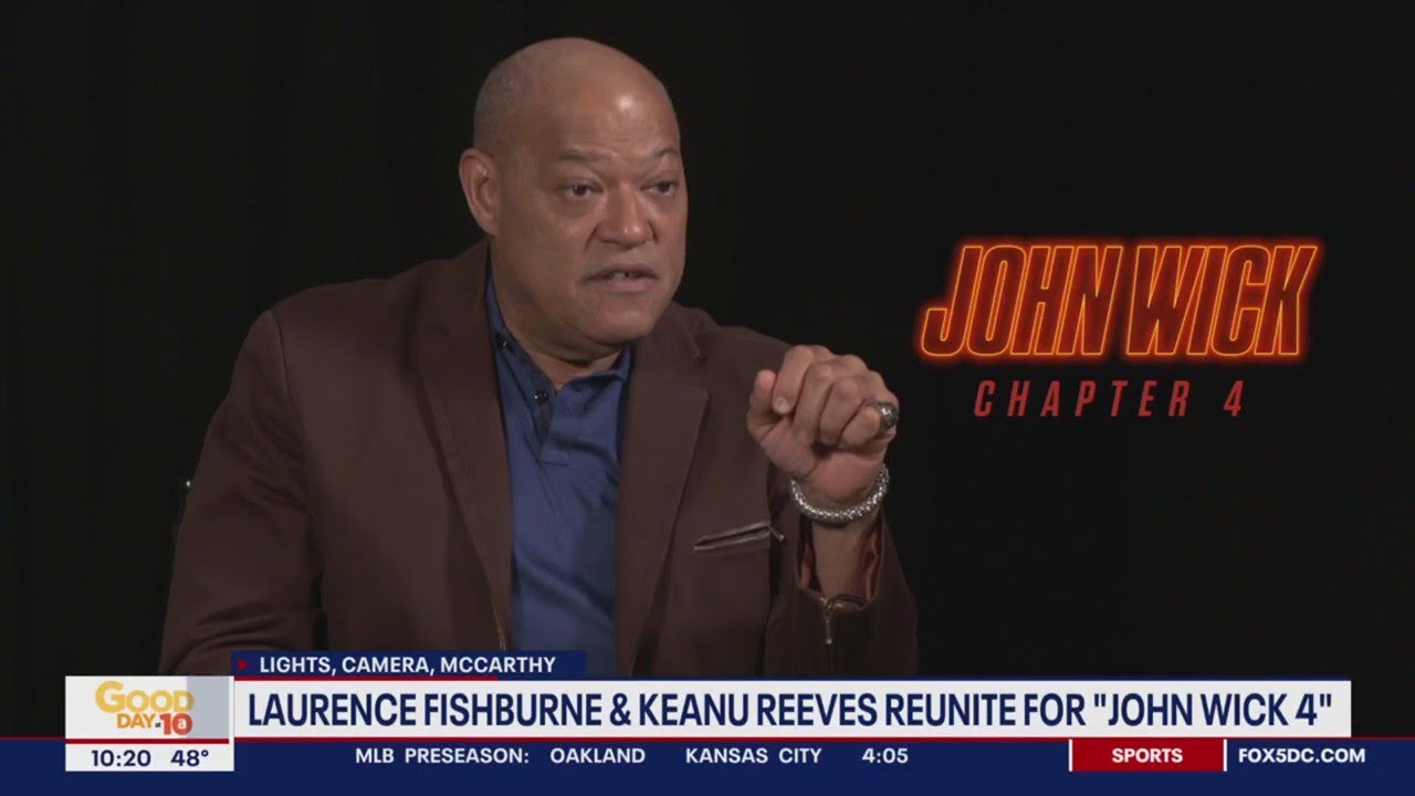 Laurence Fishburne talks reuniting with Keanu Reeves for 'John Wick 4' | FOX 5 DC