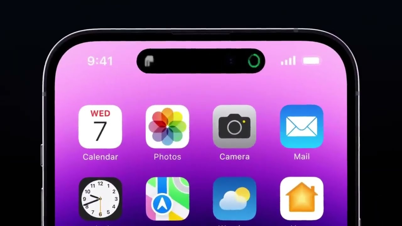 Dynamic Island on iPhone 15 Ultra and iPhone 15 Pro