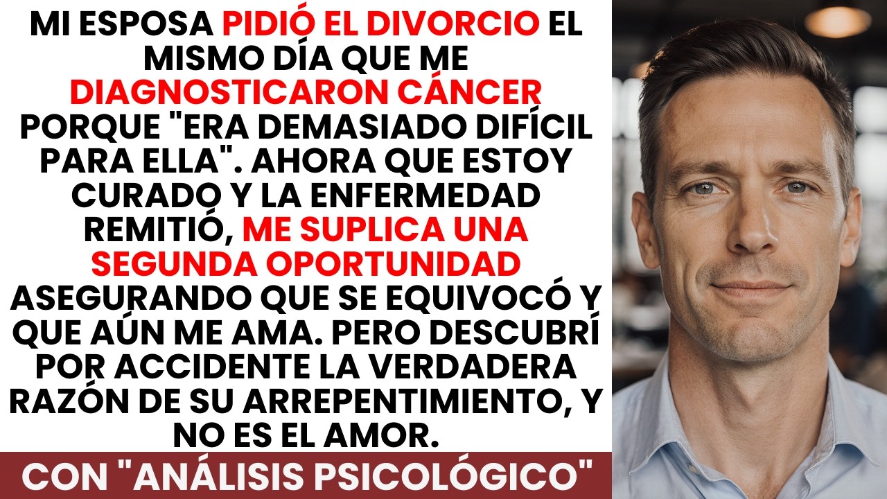 Mi esposa me abandonó con cáncer. Cuando me curé y heredé dinero, llamó a mi puerta.