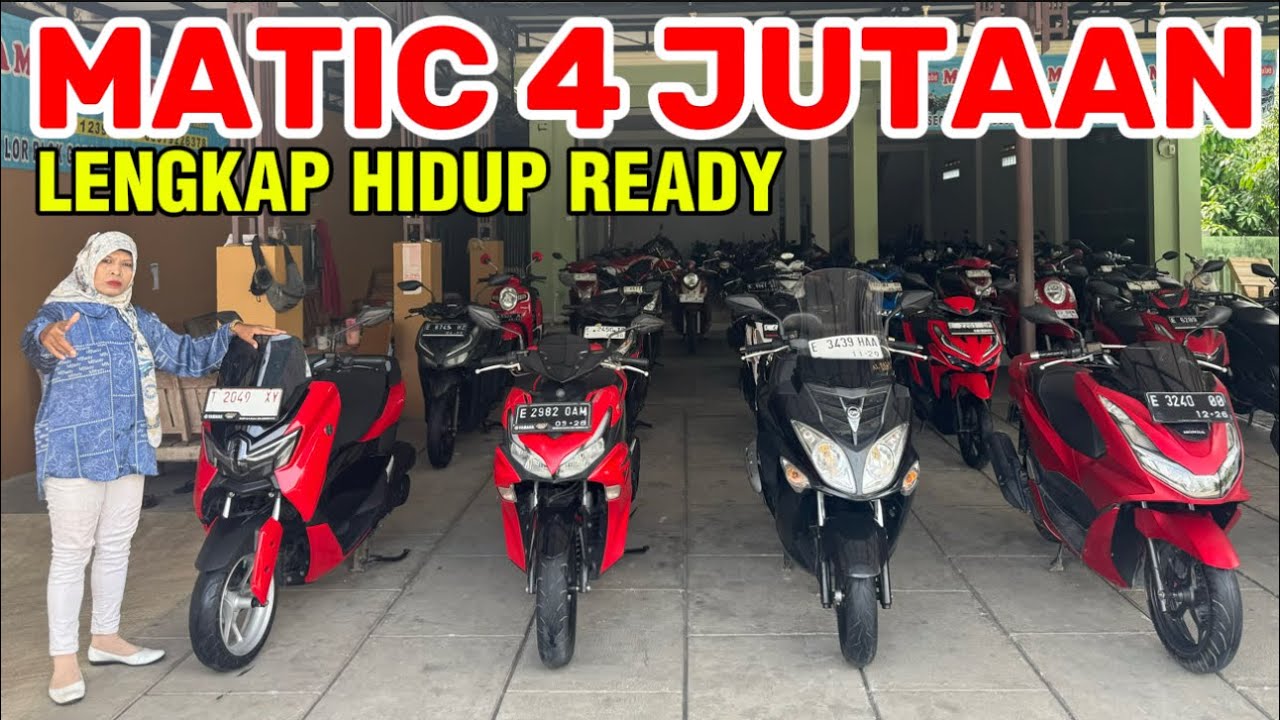 OBRAL EDISI MATIC 4 JUTAAN LENGKAP PAJAK HIDUP READY ..!