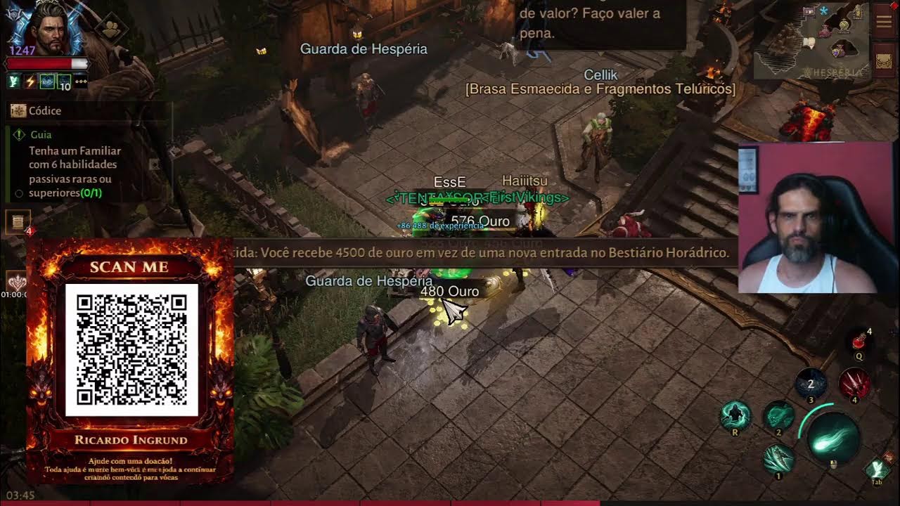 Jogando DIABLO IMMORTAL na madrugada part2