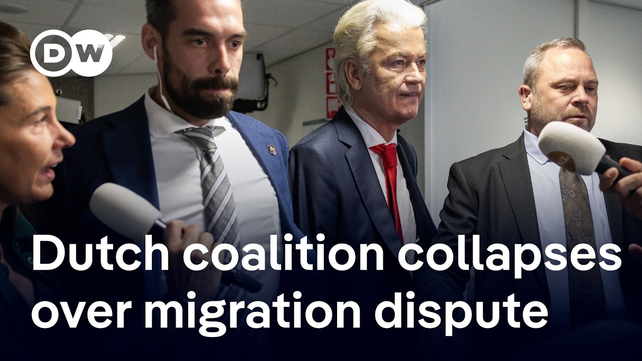 Geert Wilders' far-right party withdraws from the Dutch four-party coalition | DW News