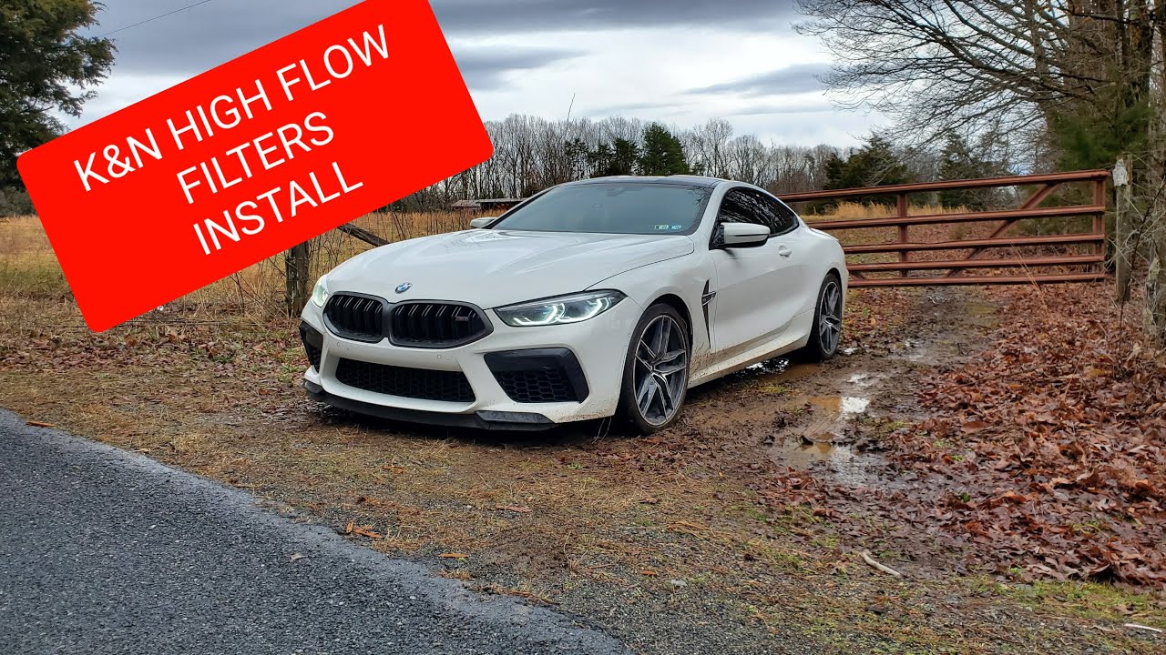 BMW M8 K&N High Flow Air-filter Install