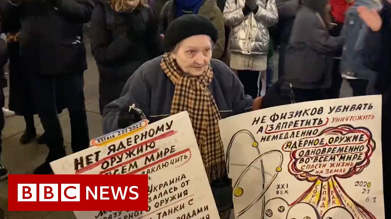 The 76-year-old artist taking on Russia's Vladimir Putin - BBC News