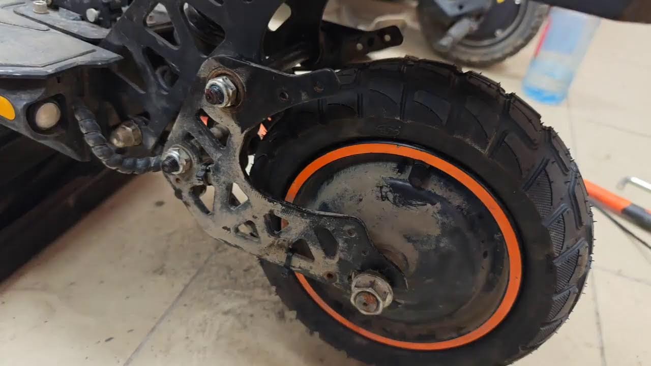 замена задней покрышки kugoo-kirin m5 pro