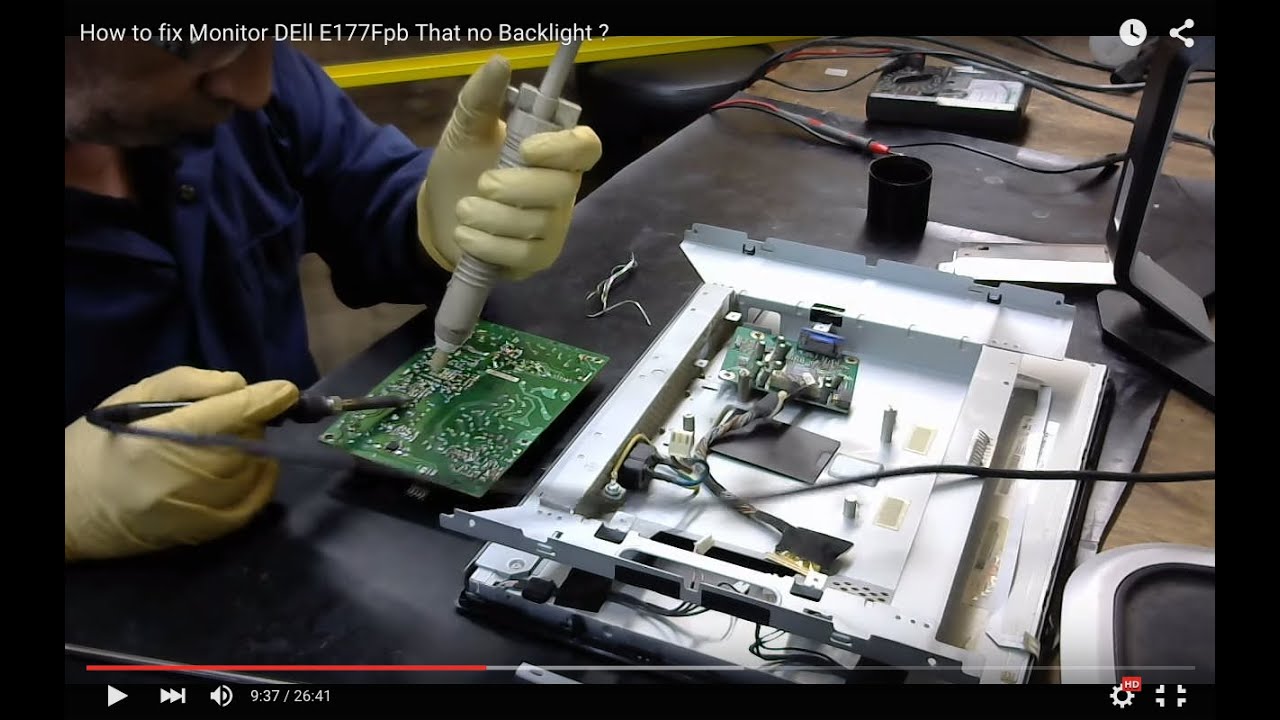 Repair LCD Monitor Dell E177Fpb