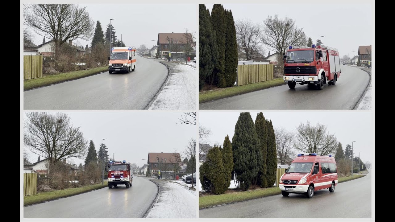 [Einsatzfahrten]Feuerwehr und DRK OV Aichstetten & Aitrach [Unfall]