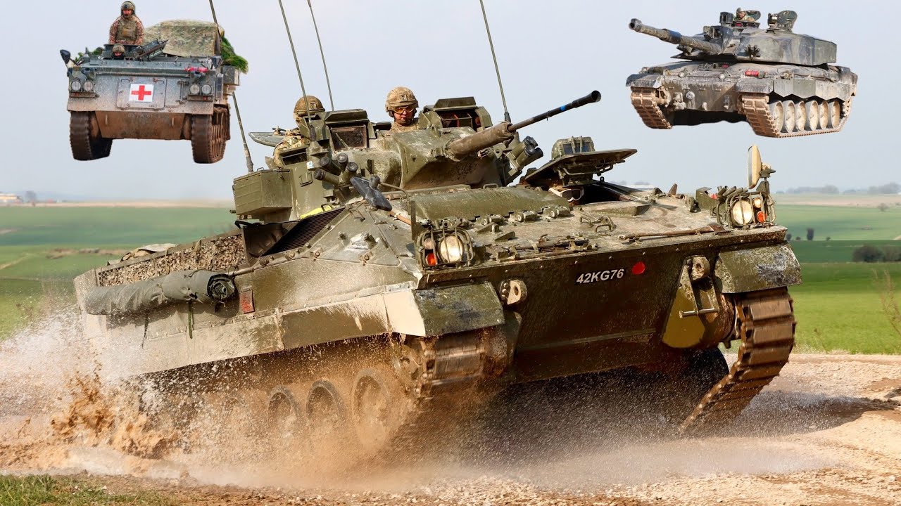 Fighting Vehicles and Tanks on the move!