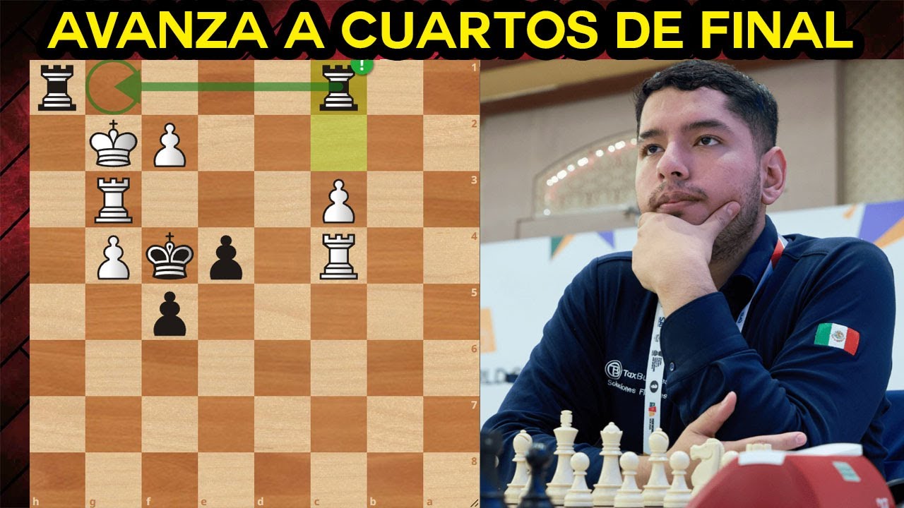 RED DE MATE DE JOSPEM Pentala Harikrishna vs Jos&eacute; Mart&iacute;nez desempates copa del mundo FIDE 2025