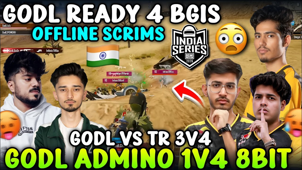 GODL ADMINO 1V4 8BIT 🐦‍🔥 GODZ REFLEX 😳 JONATHAN ON FIRE 🔥 TR JELLY VS GODL 3V4 ☠️ | GODL 