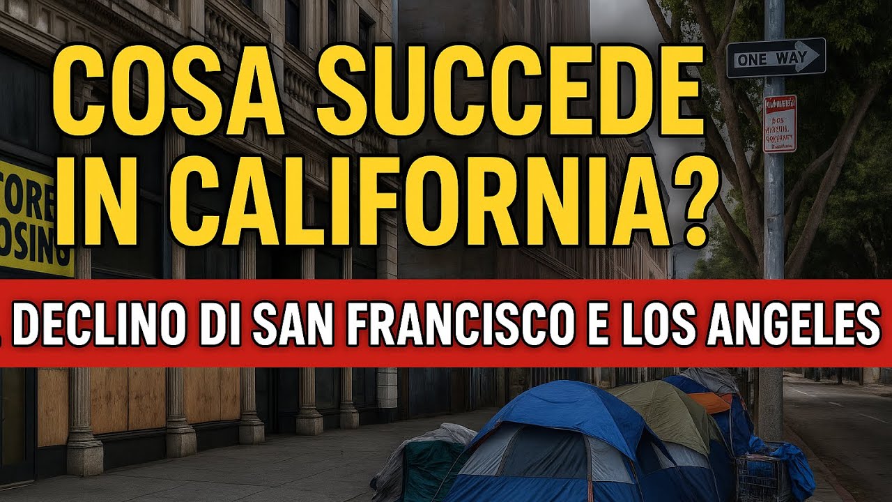 Cosa sta succedendo in CALIFORNIA? Il declino di SAN FRANCISCO e LOS ANGELES 🇺🇸