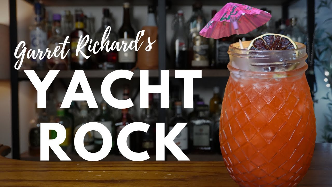 YACHT ROCK Cocktail ★  Rum & Campari Tiki Cocktail
