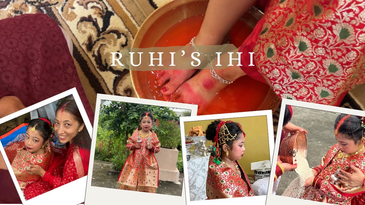 Ruhi’s Ihi | Newari culture | Raw video 💛🌼