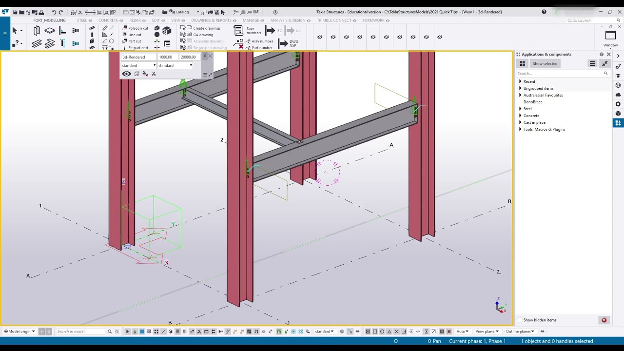 Tekla Structures - Creating a Simple Macro