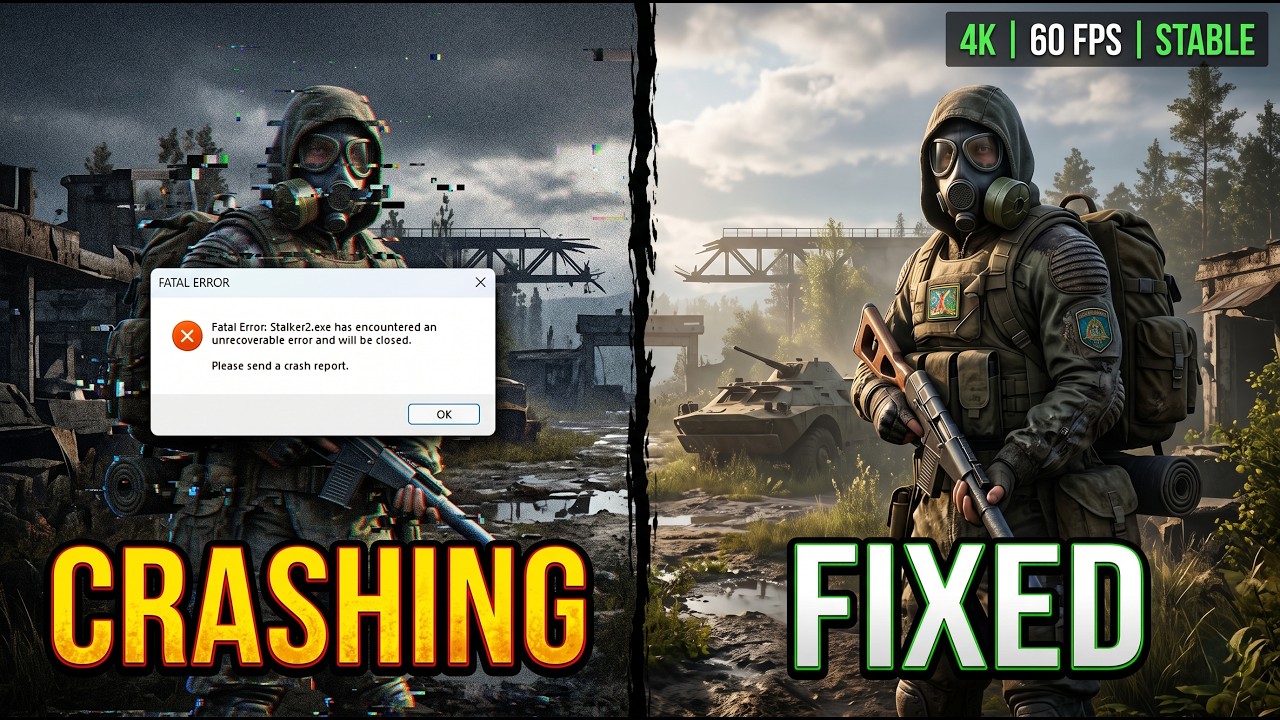 How to Fix S.T.A.L.K.E.R. 2 Heart of Chornobyl Crashing on PC ✅