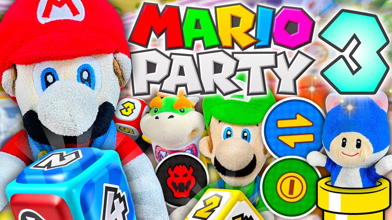 Paper Mario Bros - Mario Party Plush 3!
