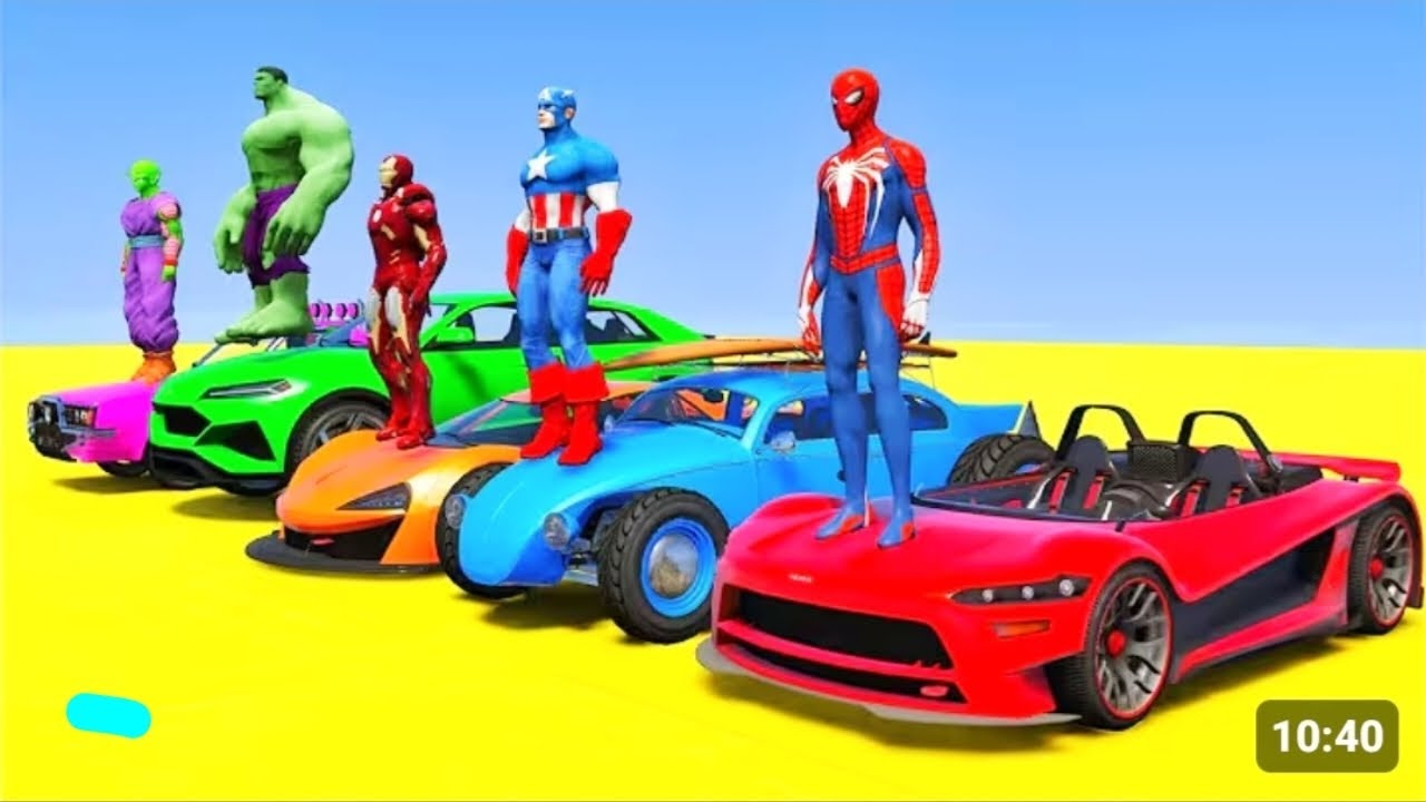Spider man car racing champion 🏆😱#spiderman @spidermanracing 