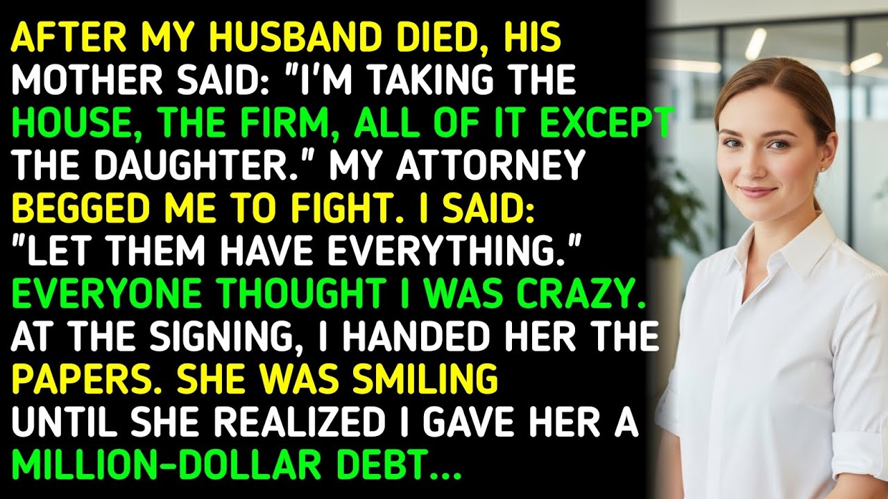 AFTER MY HUSBAND DIED, HIS MOTHER SAID: 