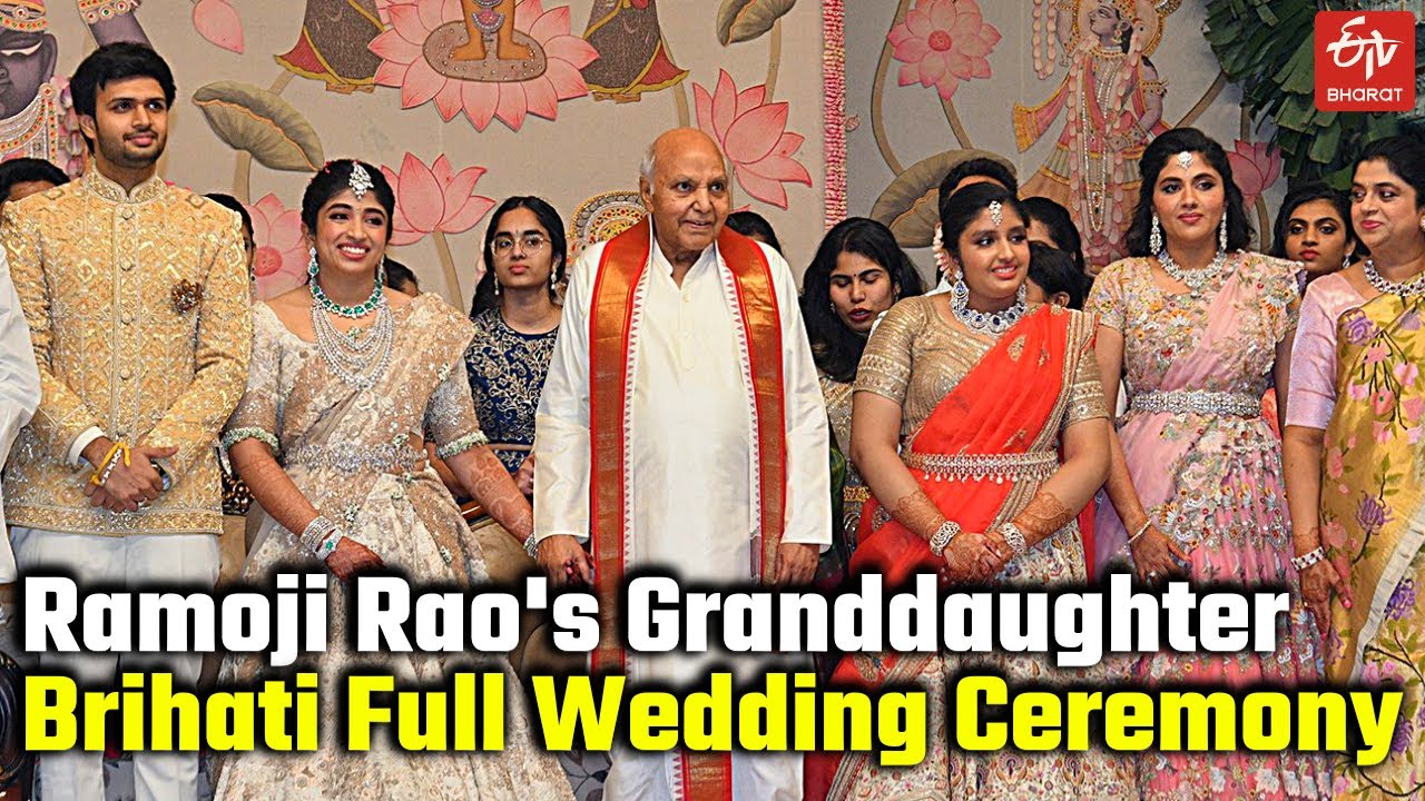 WATCH | Ramoji Rao's Granddaughter Brihati Full Wedding Ceremony | Romoji Film City | Hyderabad