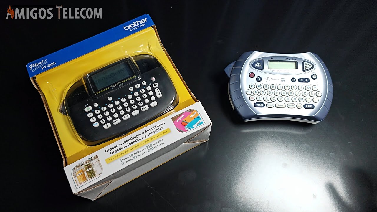 Rotulador Brother PT-M95 (comparando com o PT-70) Etiquetadora Telecom com Fonte