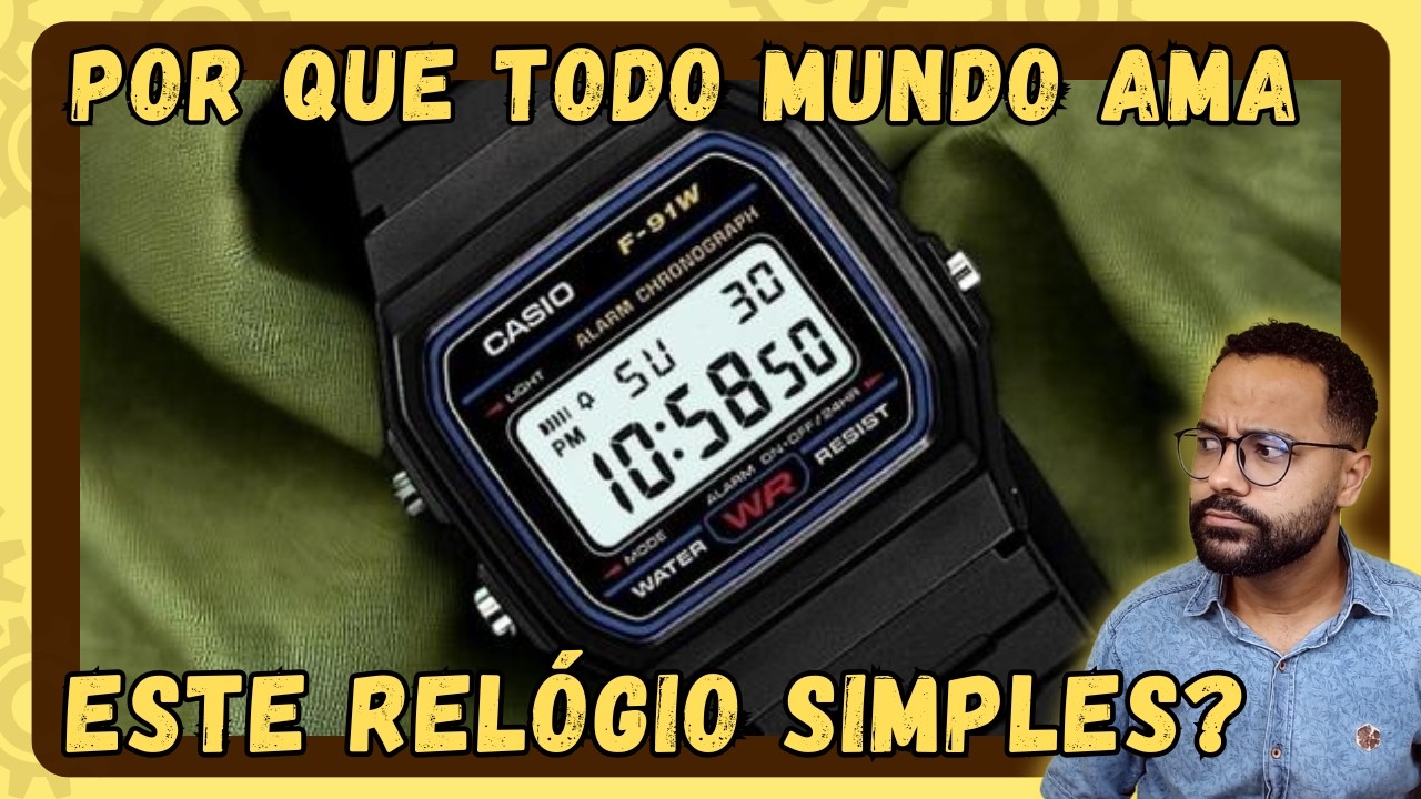 🟡F91W: Por que este Casio é tão bom, barato e icônico ? Avaliação Técnica Ezequias Relojoeiro