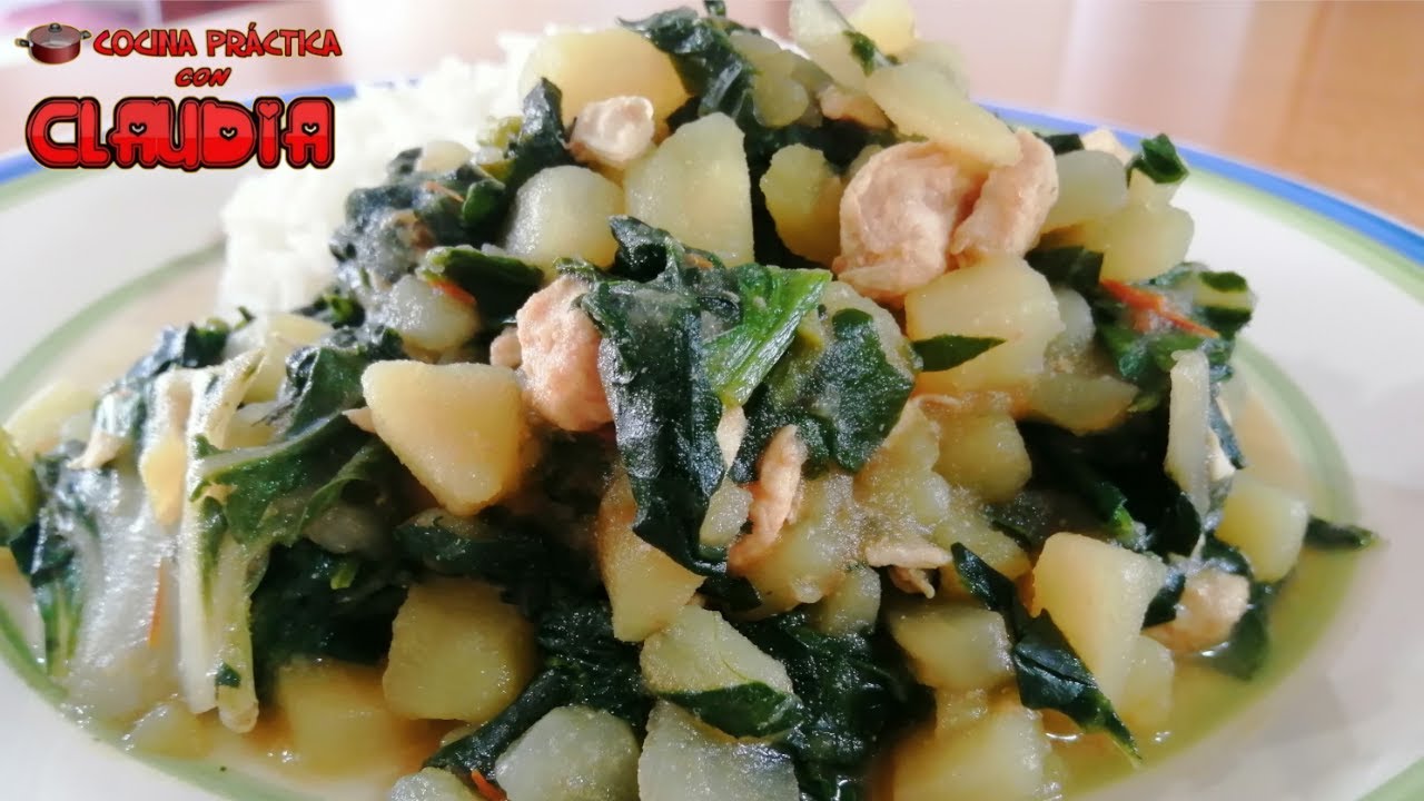 GUISO DE ESPINACA CON ACELGA