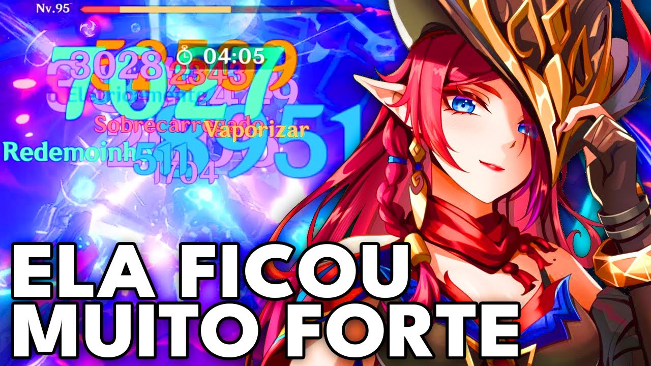 EU BUILDEI A CHASCA E ME ASSUSTEI COM O DANO FINAL DELA (Diário GENSHIN 1)