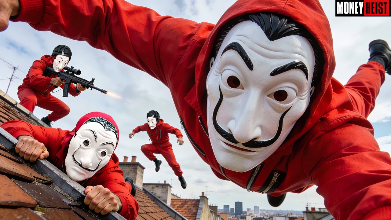 PARKOUR VS MONEY HEIST! 6 | BAD GUYS: NO ESCAPE, High Risk Jump (BELLA CIAO) Epic POV