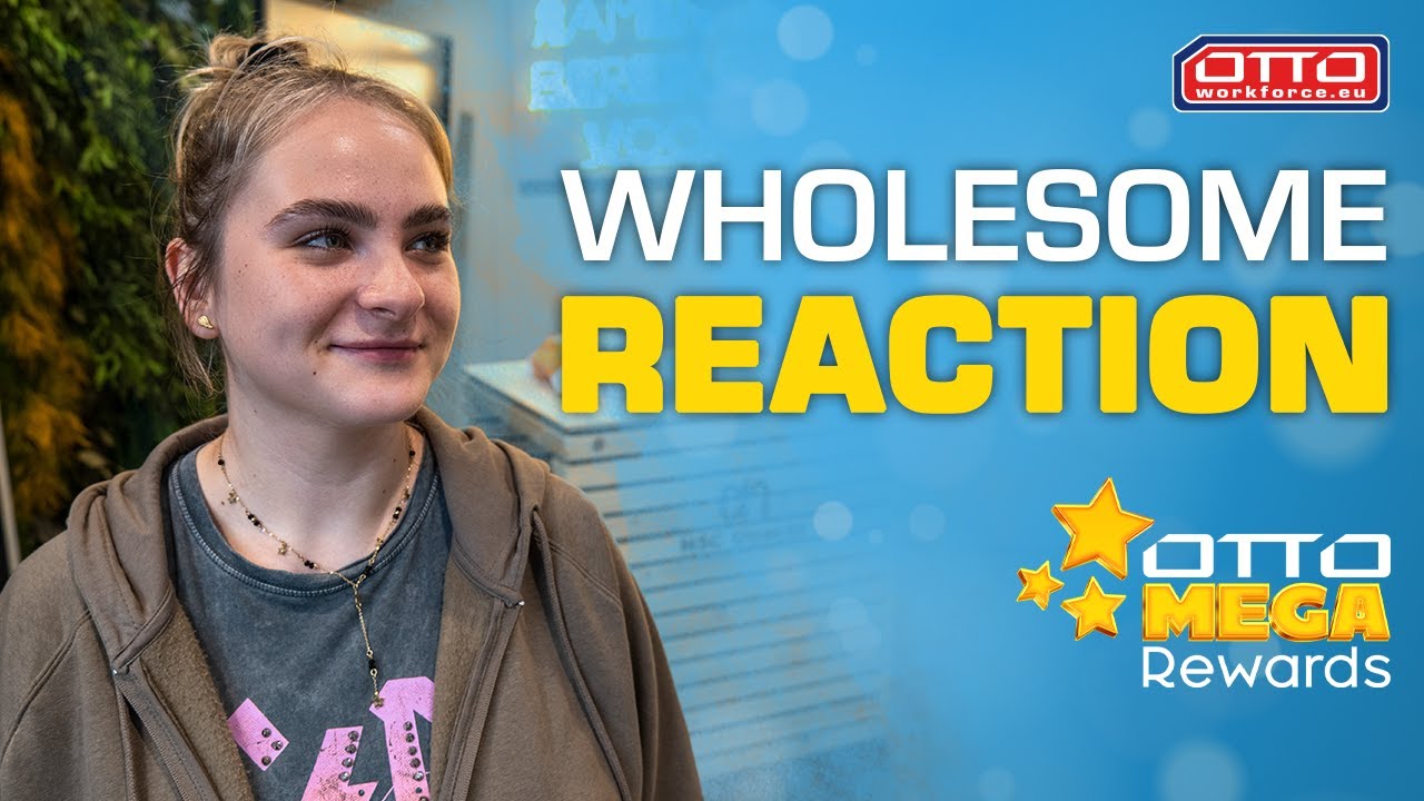 Wholesome reaction on winning a €1,000 Shopping Spree!