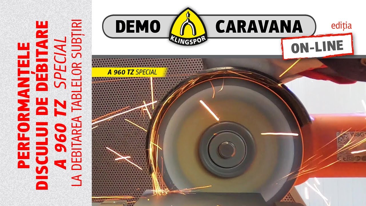 04 Performantele discului de debitare Kronenflex® A 960 TZ Special - Demo Caravana Klingspor Online