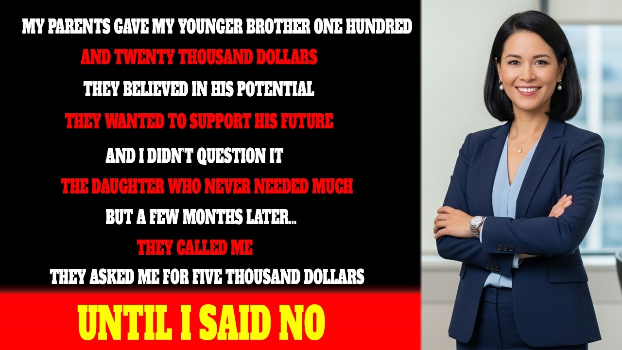 “My Parents Gave My Brother $120K — Then Asked Me for $5K”