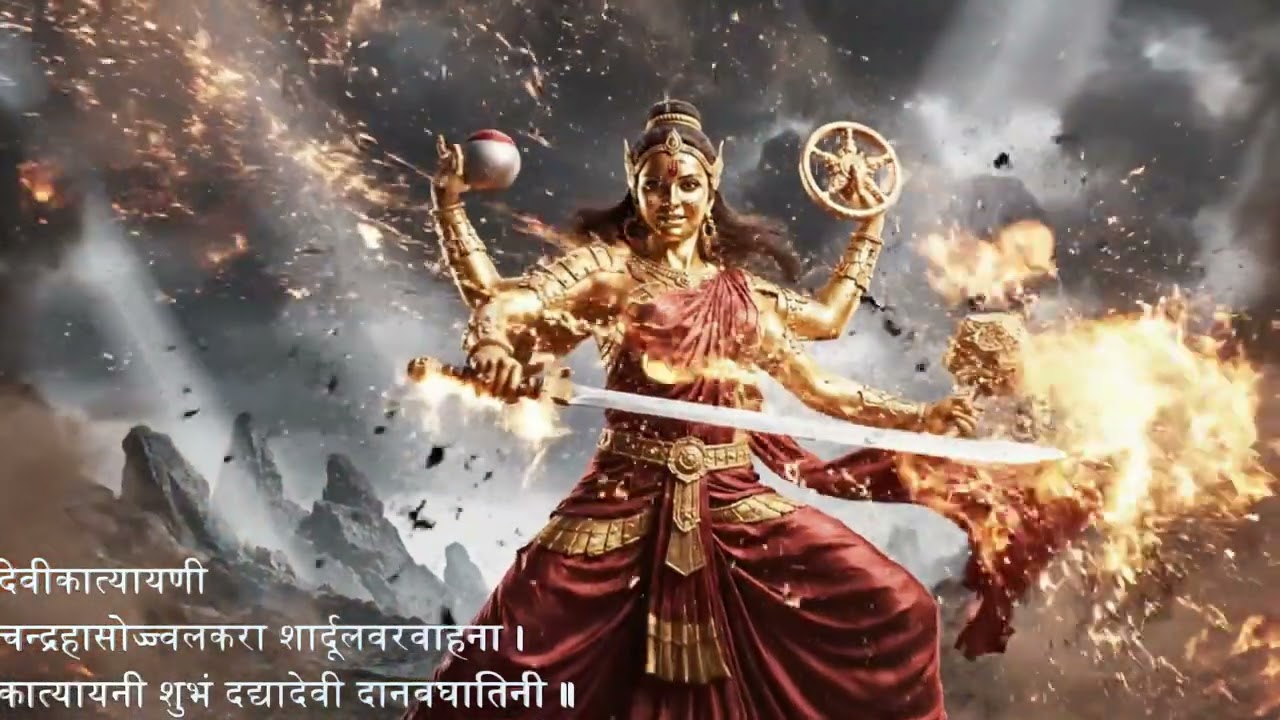 Navadurga Stotram - 9 Divine Forms of Maa Durga | Powerful Protection & Strength Mantra (2026)