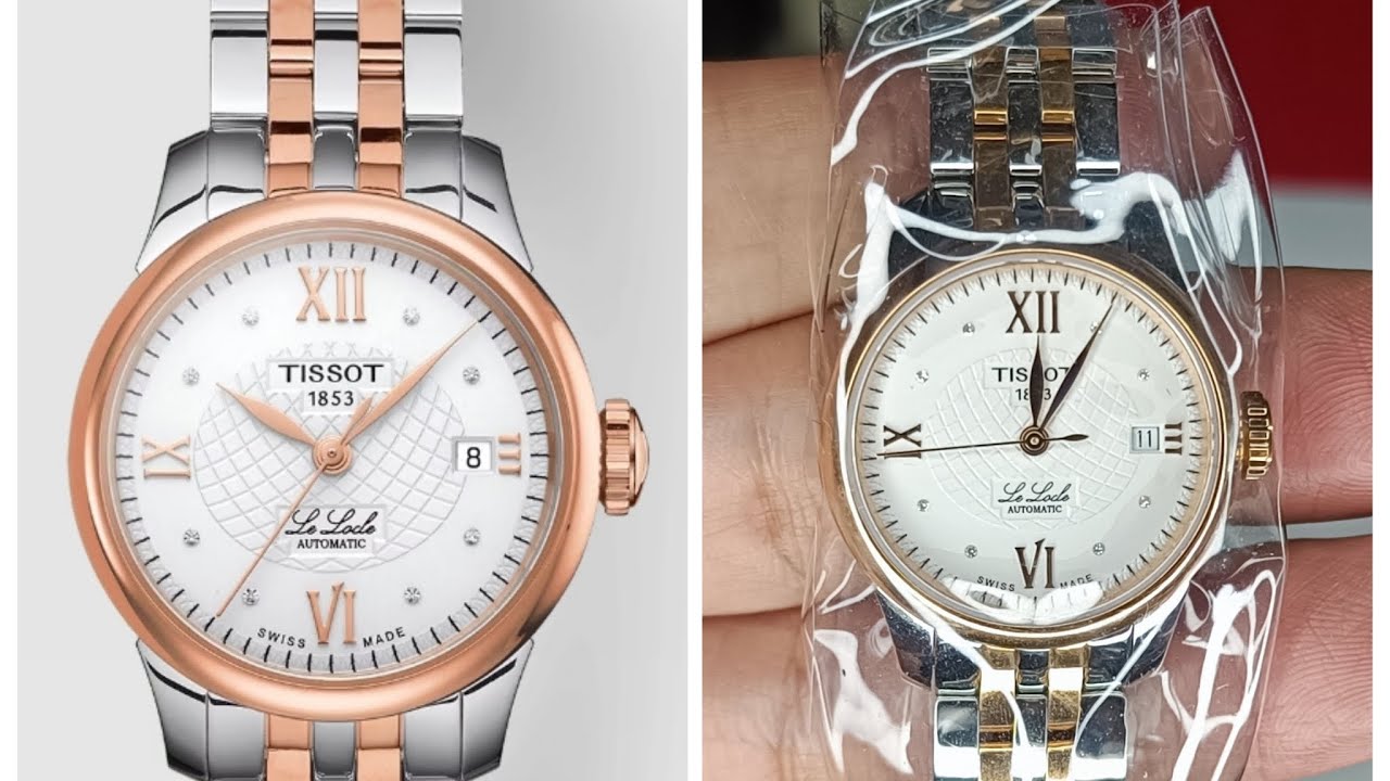 Unboxing TISSOT LE LOCLE AUTOMATIC LADY T41.2.183.16   27,500 bath