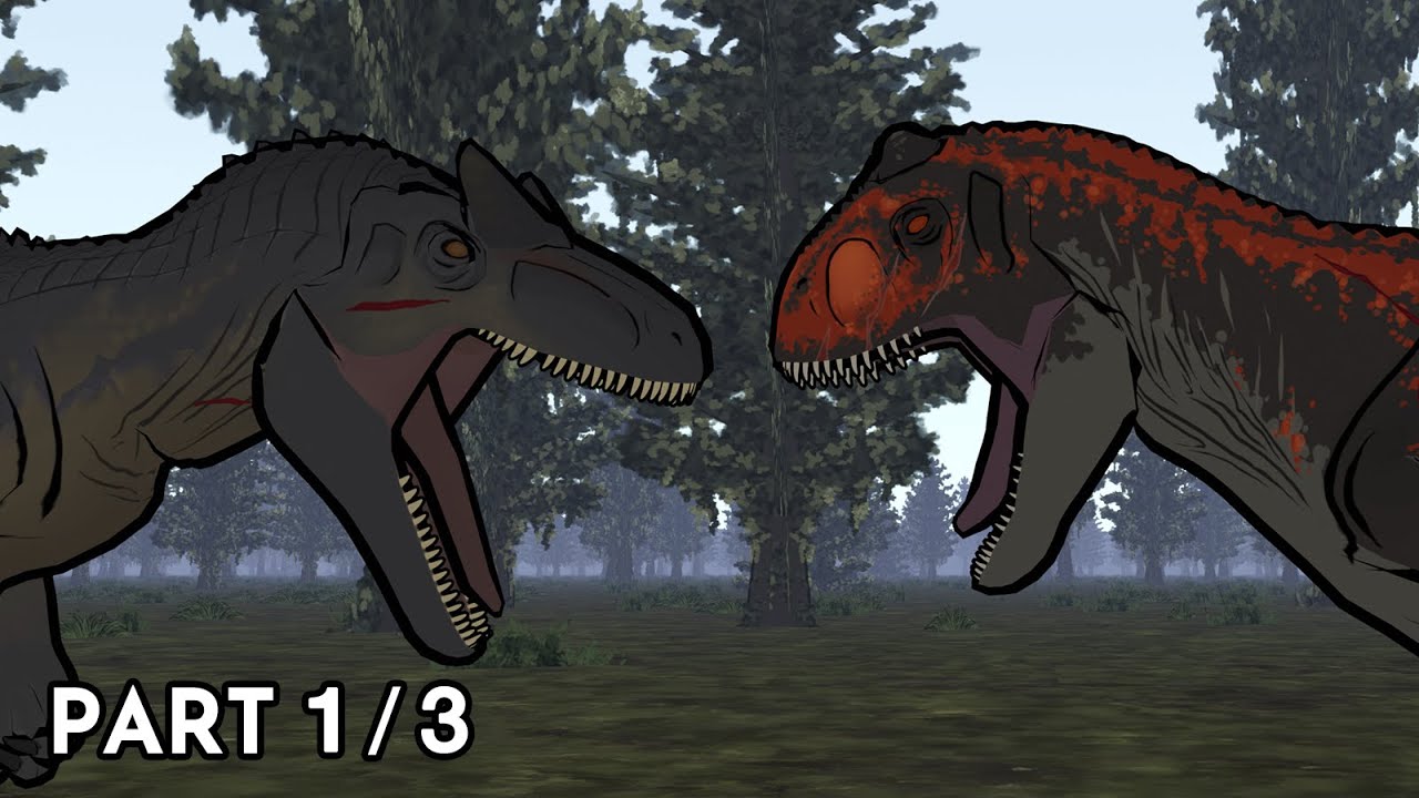 Allosaurus vs Carnotaurus | Animation (Part 1/3)