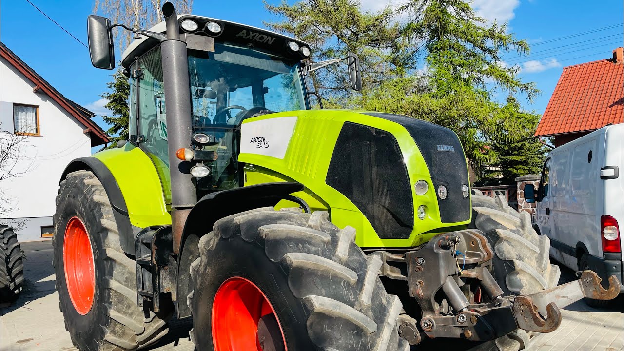 CLAAS AXION 840 Cebis, 246 km JOHN DEERE, na sprzedaż/prezentacja, review, engine sound *PESTROL*